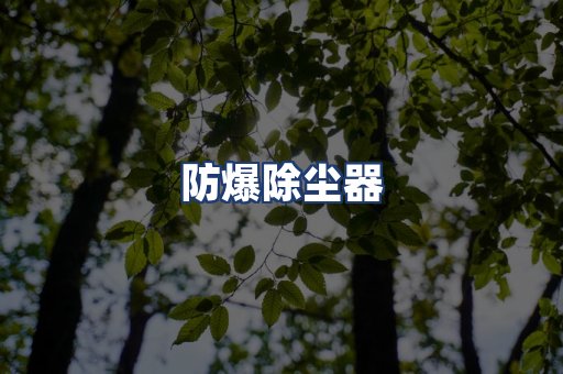防爆除尘器
